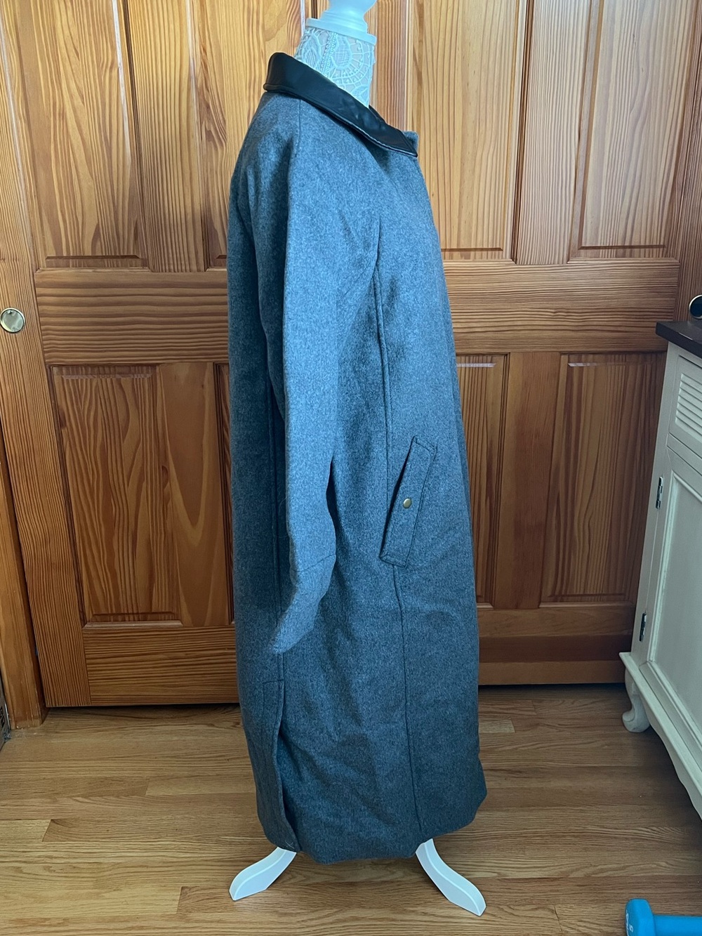 NWOT J Crew Long Barn Jacket™ in drapey wool blend - Picture 6 of 10